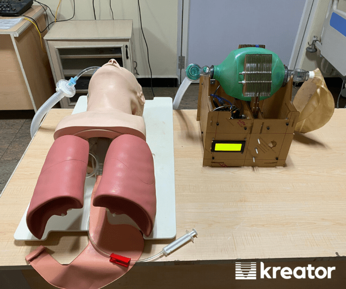 Kreator 3D Develops An Indigenous Ventilator In Collaboration With SRM IST And Rizel Automotives