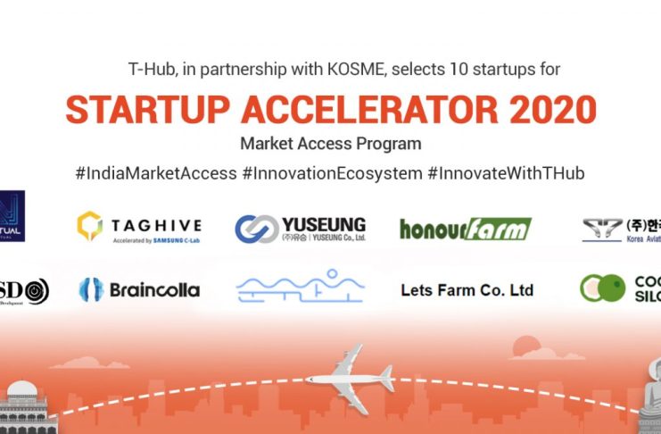 T-Hub partners with KOSME to select 10 startups for ‘Startup Accelerator 2020’
