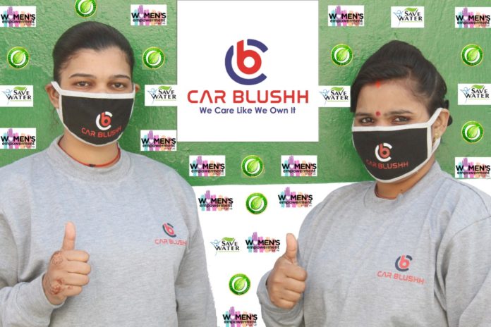Car Blushh celebrates women in car washing to promote women empowerment