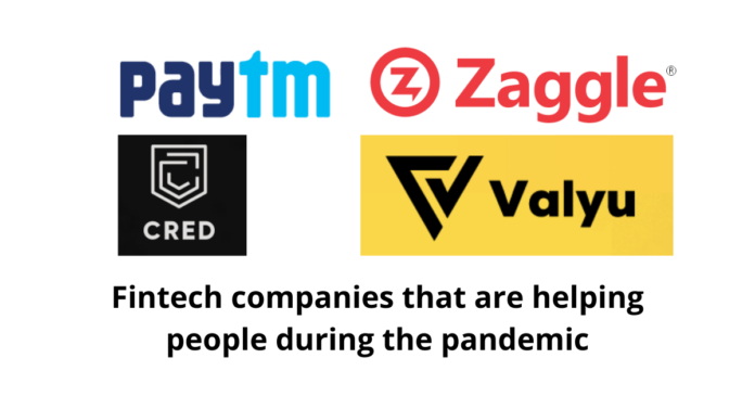Fintech companies that are helping people during the pandemic