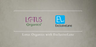 Lotus Organics+ announces its collaboration with ExclusiveLane.com