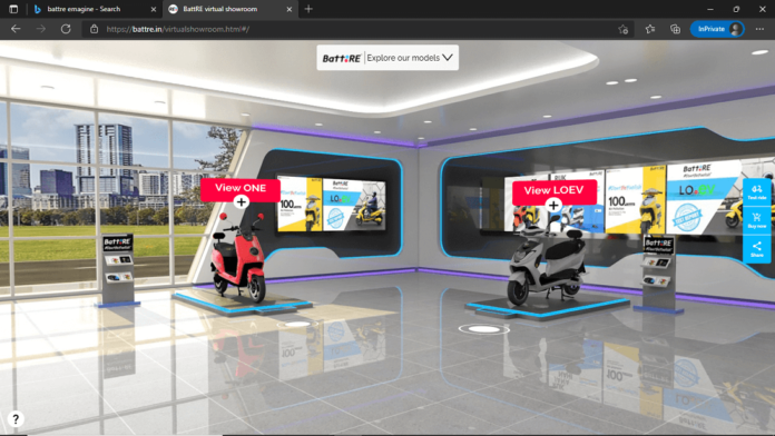 BattRE launches its AR-based virtual showroom; calls it Emagine.