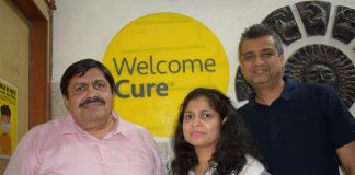 (L-R) Dr. Jawahar Shah_Founder, Punit Desai_Co-founder & CEO, Nidhi Desai_Co-founder & COO, Welcomecure